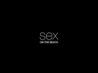 Manis seni seks video daripada keberahian pasangan pada pantai