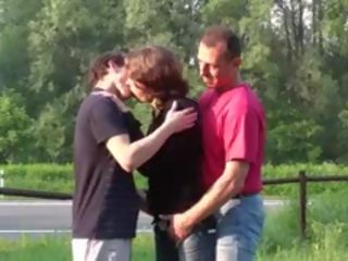 Daring Public Group sex clip Gangbang Threesome Orgy Part 1