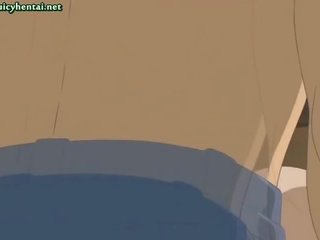 Anime piękno dostaje analny pieprzony