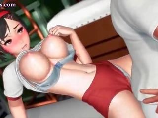 Sweet animated chick gives oral X rated movie