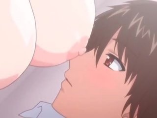 Lusty anime med massiv pupper rykk
